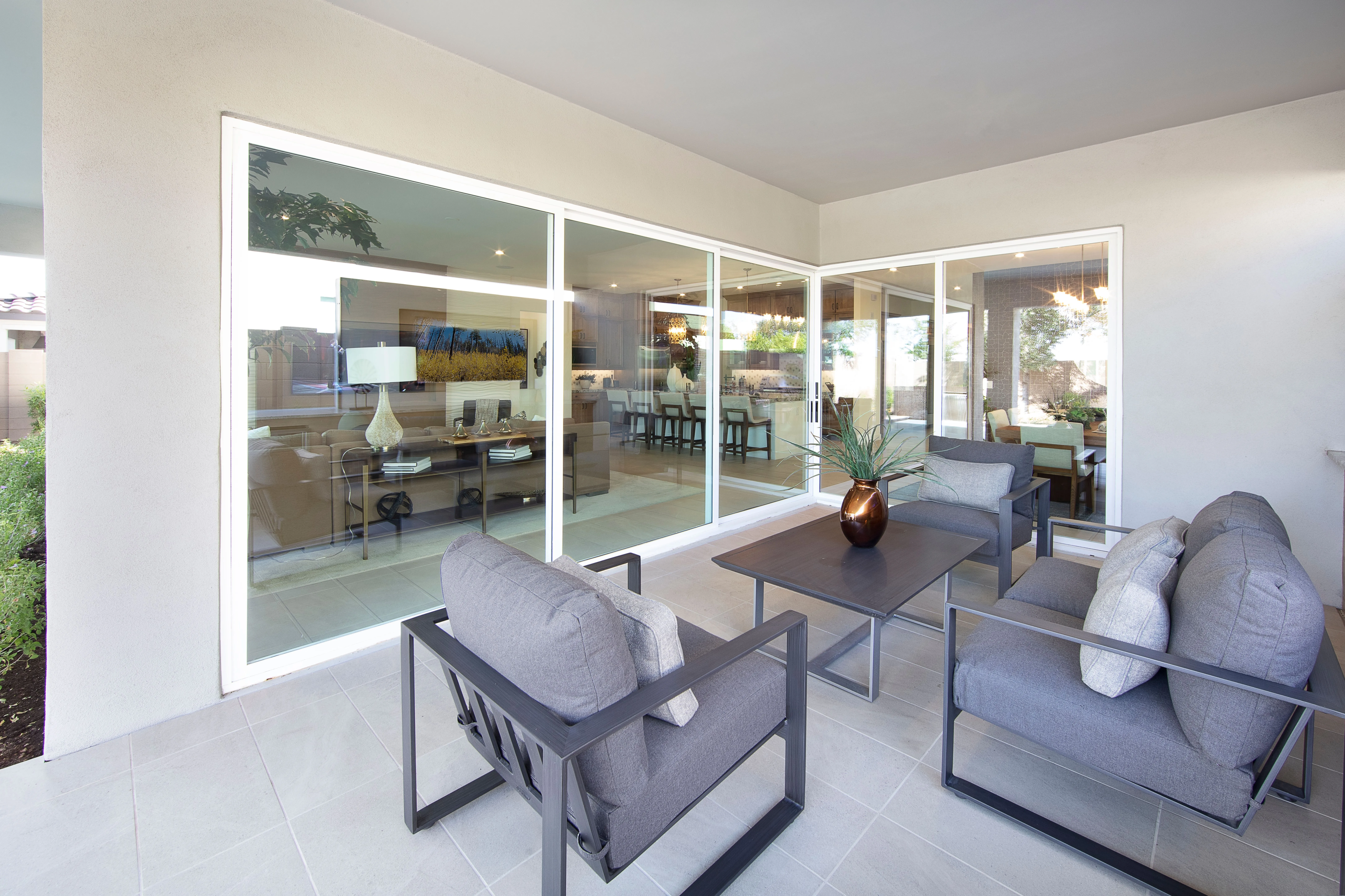 VX350 Moving Glass Walls window